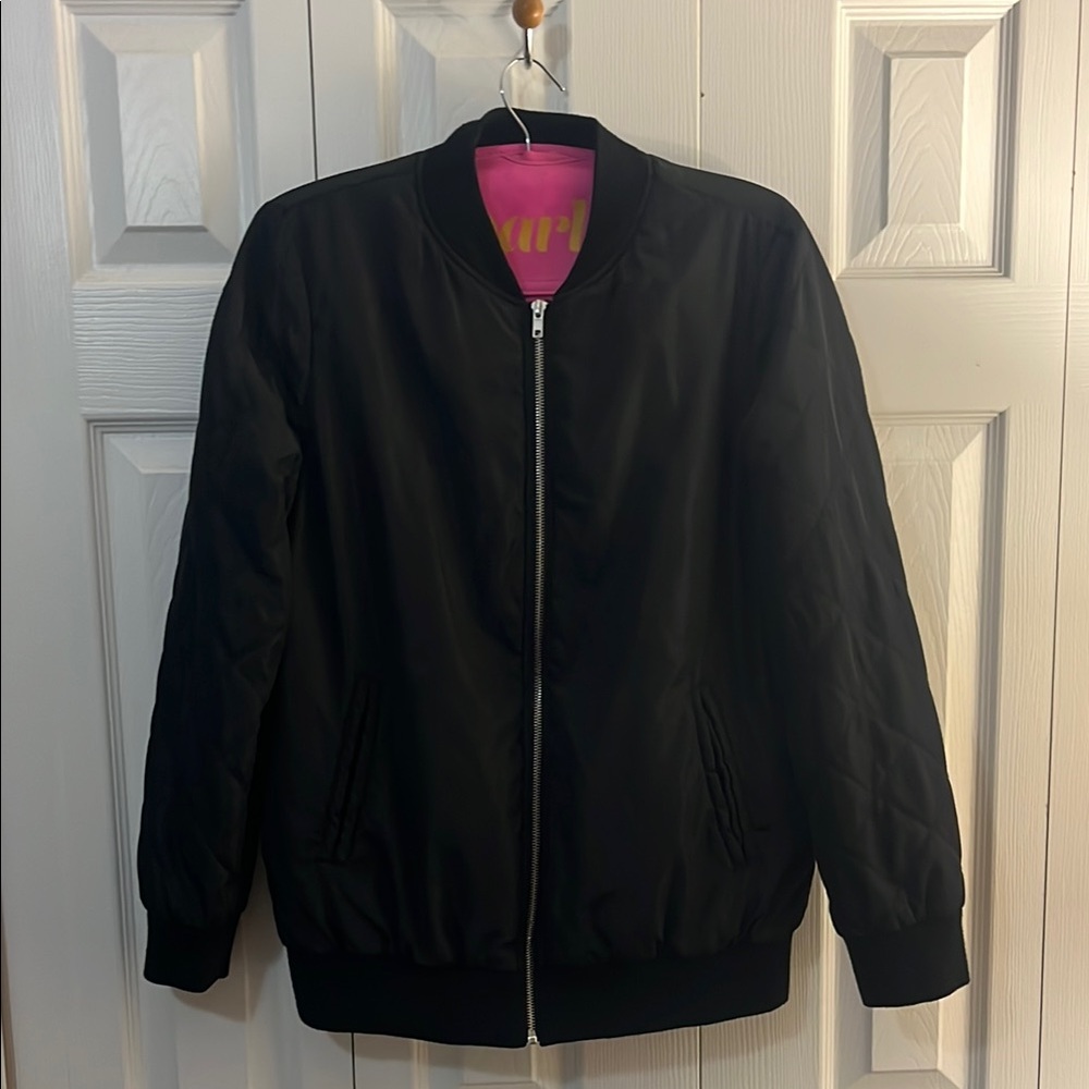 Forever 21 Black Bomber Jacket